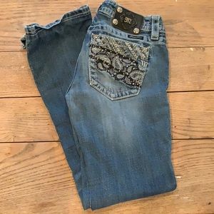 Loved Miss Me boot cut jeans with pocket sequins and bling